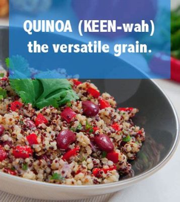 Quinoa: La Versatile Grana per Applicazioni Alimentari Innovativa!